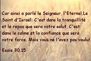 Esaïe 30.15