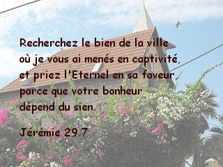 Jérémie 29.7